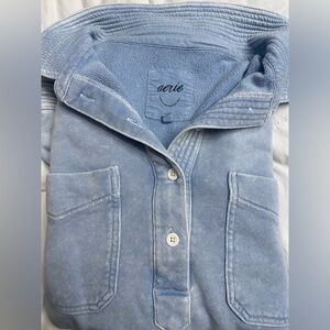 Aerie Blue Oversized Pullover